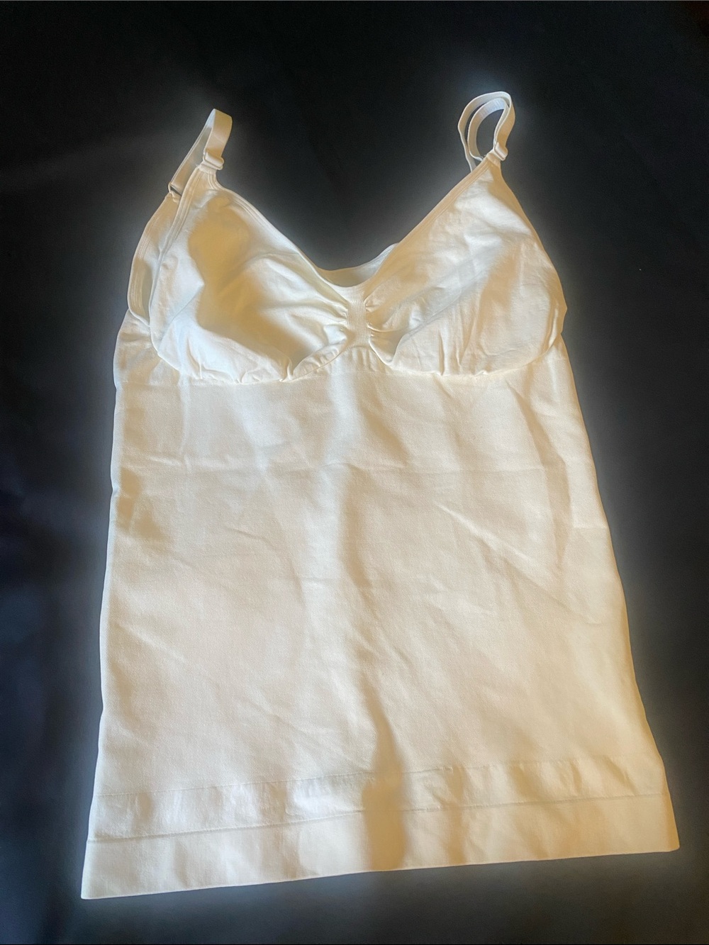 White Cotton Camisole Slip Top